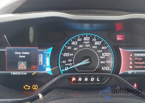 2014 Ford C-Max Energi Sel из США, поврежденный, VIN 1FADP5CU7EL517557